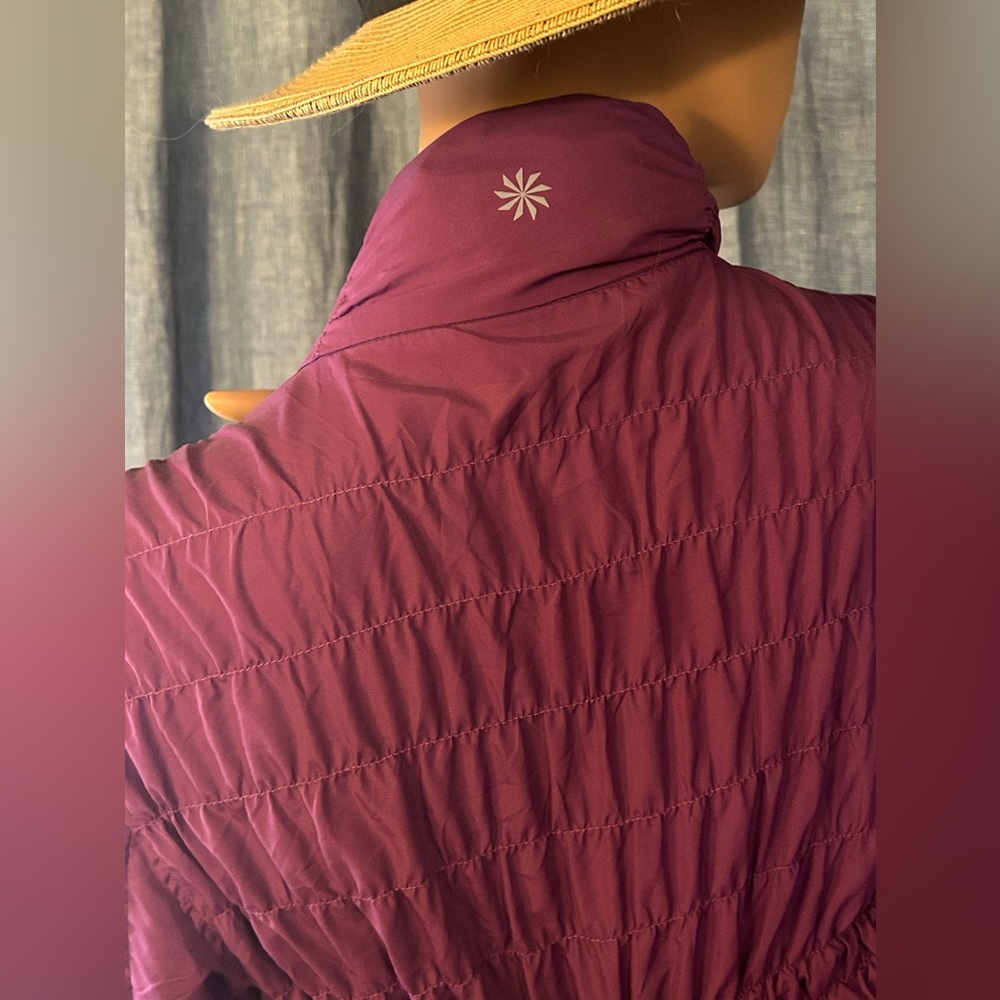 ATHLETA PURPLE RAIN JACKET DRAWSTRING QUILTED NWT - image 6